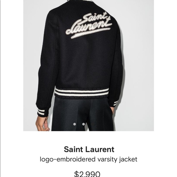 BRAND NEW MENS YSL JACKET  SIZE 52 (M/L) - Picture 6 of 7